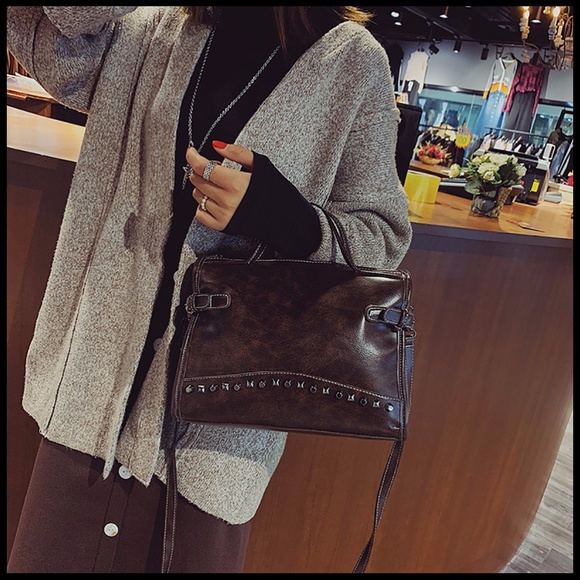 NEW HELENA Studded Tote Crossbody - Picture 3 of 8